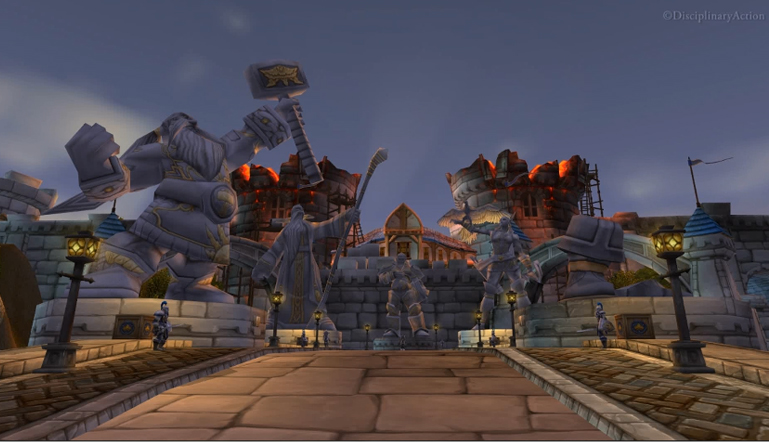 Warcraft: Stormwind Entry - Still from the Moving Wallpaper (c) Disciplinary Action